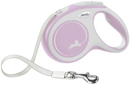 FLEXI® Comfort Tape Retractable Dog Leash, Small, 16 ft - Pink/Rose