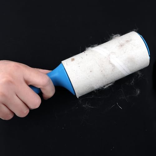 4.6 inch Giant Extreme Stick Lint Roller Refills for Evercare Giant Lint Roller and T Handle Lint Roller Extra Sticky 60 Sheets Each Refill 6 Pack 360 Easy- Peel Sheets Total