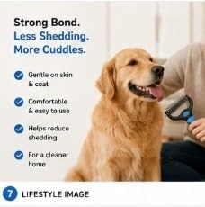 Pet Grooming Brush & Pet Hair Remover Glove Bundle | Keep your pet looking great and your home cleaner with the AJJT Pet Grooming Brush & Hair Removal Glove Bundle.