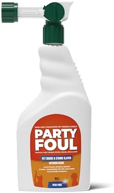 Pet Odor Eliminator for Strong Odor, Plant and Citrus Based Stain and Odor Eliminator for Home, 32 oz, Eliminates Tough Odors and Stains for Cages, Runs, Indoor Outdoor Floors & More