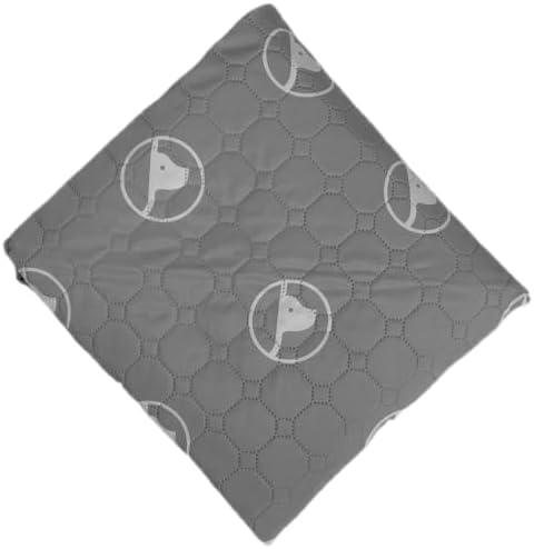 PJYuCien 36"x36" Reusable Playpen Training Pad for Puppies, Gray