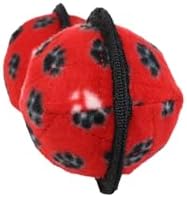 TUFFY® : 2 Pack 2 Ball Tug Dog Toy: Ultra Durable Plush Toy with Multiple Layers & Reinforced Seams, Washable and Floats, Original Construction
