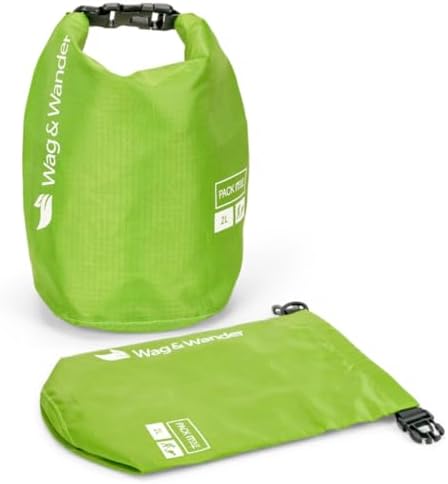 Reusable Smell Proof Waste Bag - Dog Poop Bag Holder for Dog walkers + Hiking with Dogs & Camping. Odor Proof Diaper Wet Bag, Camping Trash
