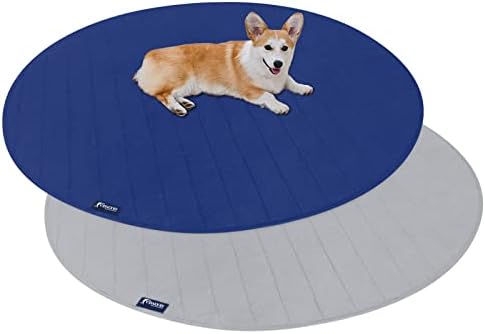 Washable Reusable Pee Pads for Dogs, Waterproof Round 48" Dog Whelping Pads
