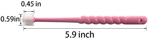 VTurboWay 2 Pcs 360-Degree Pet Toothbrush for Puppy, Small Dog and Cat, Colors May Vary