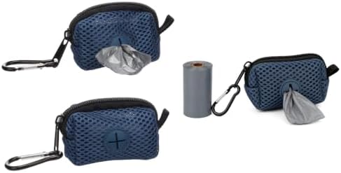 Flamingo Misha Poo Bag Dispenser - Blue | Stylish, Practical & Durable! - Includes Poop Bag