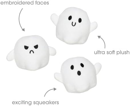 Pearhead Halloween Ghost Dog Toy Set of 3