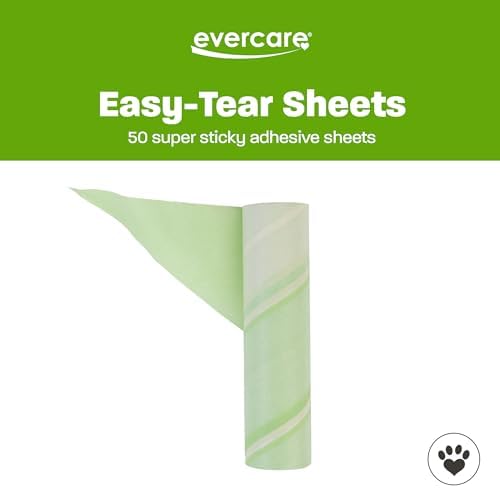 Evercare Pack of 3 All-Purpose Pet Mega Oversized Lint Roller Refills, 50 Sheets Each