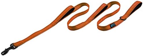 Max and Neo Triple Handle Reflective Traffic Dog Leash (Orange)