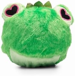 Flourish Pets 2 in 1 Multi-Layer Chew Toy for Active Dogs | Non-Toxic BPA Free Double Stitched Soft Fabric Exterior Dog Toys | Long-Lasting Dog Plush Toys – Love Frog 3.5"