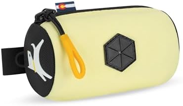 OllyDog Scoop Pick Up | Dog Poop Bag Holder | Lightweight & Water-Resistant Dispenser | Leash Attachment for Hands-Free Carry | Fits Standard Waste Bag Rolls (Sol)