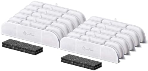 DownyPaws 12 Packs Replacement Filters for Battery Operated Cat Water Fountain DPWFP6 Fursink, 6 Months Set of Replacement Filters