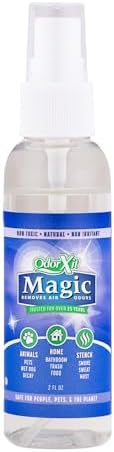 OdorXit Magic Air Odor Neutralizer Spray, Powerful Dog & Cat Urine Odor Neutralizer, Safe Air Refresher for Home, Safe Odor Absorber for Pet, Closet & Any Strong Odor Remover, 2oz