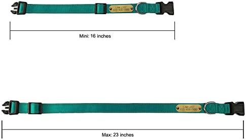 SINYUDUN Personalized Reflective Dog Collars with Customized ID Tags