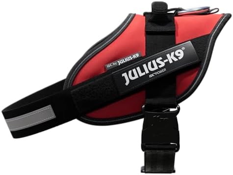Julius-K9, 16IDC-R-0, IDC Powerharness, Dog Harness, Size: 0, Red