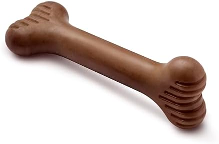 Benebone Bone Dog Chew Toy for Aggressive Chewers, Real Bacon, Giant