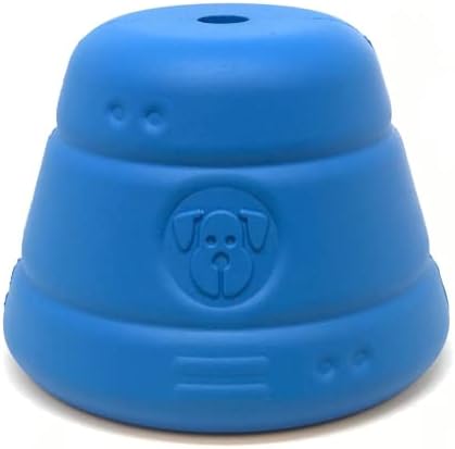 SodaPup Spotnik Space Capsule - Durable Dog Treat Dispenser & Chew Toy Made in USA from Non-Toxic, Pet Safe, Food Safe Natural Rubber for Mental Stimulation, Problem Chewing, Calming Nerves, & More