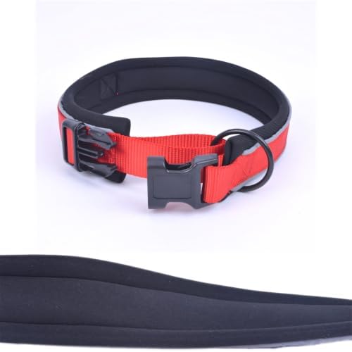Muka Personalized Dog Collar, Reflective Embroidered Nylon Collars