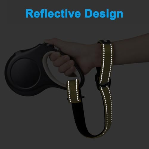 PetBonus Short Dog Leash, Safety Wrist Strap for Dog Retractable Leash