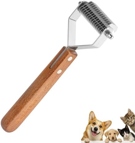 Medium Handmade Wooden Dog & Cat Comb