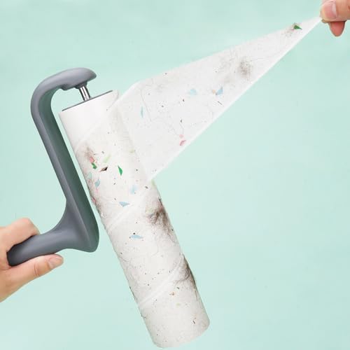 10 inch Ultra Sticky Mega Roller Refills for Evercare Layers Smart Design Large Lint Rollers 50% More Pickup Pet Hair Remover 60 Sheets Each Refill 6 Pack 360 Sheets Total