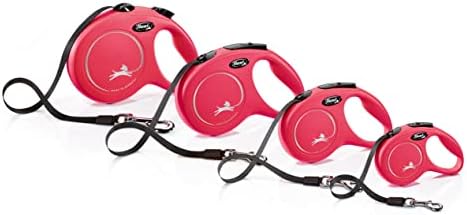 Flexi Cl30T8.210.R Roll Leash New Classic L Tape 8 M, Red