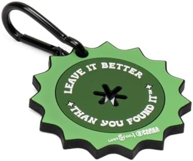 Lucy & Co. Leave it Better Poop Clip, Hands Free Dog Leash Waste Bag Holder Accessory