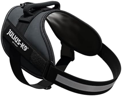 Julius-K9, 16IDC-ANT-0, IDC Powerharness, Dog Harness, Size: 0, Anthracite