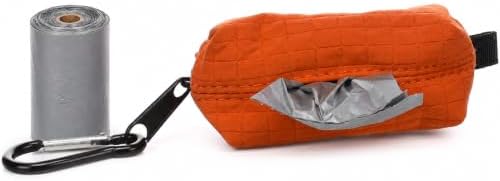 Flamingo Vika Waste Bag Dispenser - Orange | Stylish, Practical & Durable! - Includes Poop Bag
