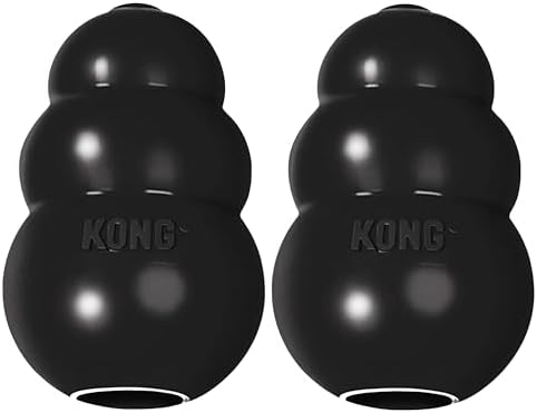 KONG Extreme Dog Toy, Natural Rubber Chew, for Small Dogs (Pack of 2)