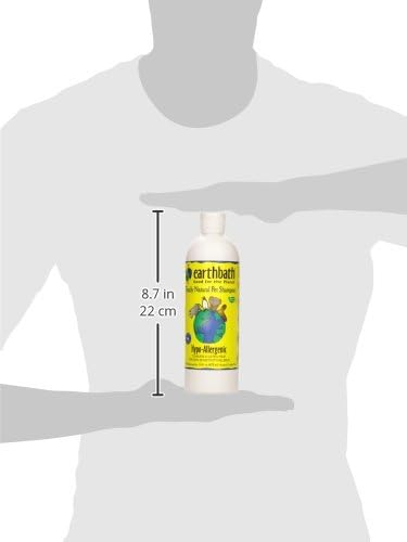 earthbath Hypoallergenic Dog Shampoo, Made in USA, 16 Oz (1 Pack) | Fragrance Free Dog Shampoo for Allergies and Itching