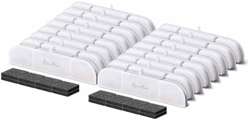 DownyPaws 16 Packs Replacement Filters for Battery Operated Cat Water Fountain DPWFP6 Fursink, 8 Months Set of Replacement Filters