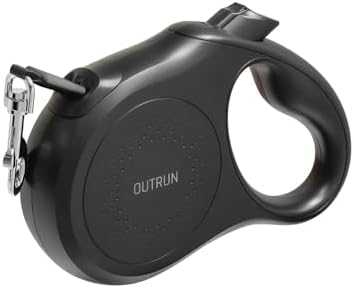 OUTRUN Retractable Dog Leash 16 FT Tape, up to 55 lb, No Tangle