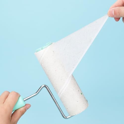 6.3 inch Large Lint Roller Refills Compatible with PetLovers BomDa YabeePet Fedicelly Large Lint Rollers for Pet Hair Extra Sticky 60 Sheets per Refill Pack of 5 Rolls 300 Sheets Total