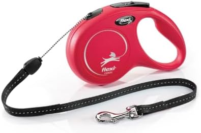 Flexi Roll-Leash New Classic S Rope 8 M Blue for Dogsup to Max. 12 kg