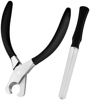 Large Dog Nail Clippers Wide Jaw Opening Heavy Duty Dog Nail Trimmer Cat Claw Clippers(Black)