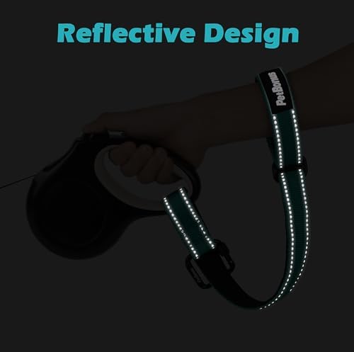 PetBonus Dog Leash Wrist Strap with Lockable Clip for Dog Retractable Leash