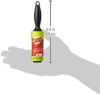 Scotch 3M Mini Lint Rollers 6-Pack (30 Sheets Each), Travel-Size Sticky Lint Removers for Clothes, Furniture and Pet Hair (3-Pack (30 Sheets Each))