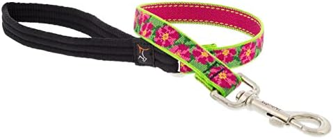 Lupine Traffic Leash 2-Foot by 3/4" Wide Petunias