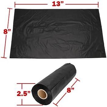 Zero Waste USA - 200 Commercial Grade Dog Waste Station Refill Roll Bags - (Most Popular) - 40% Thicker than competitor brands - Fits Any Dog Waste Station - 1 Roll of 200 bags per roll (Pack of 2)