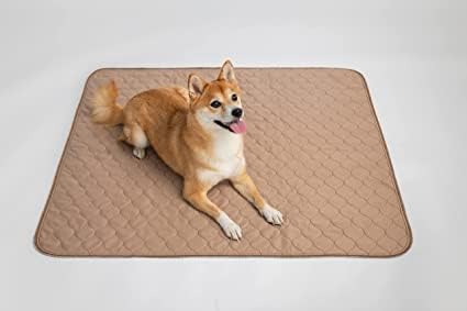 EZwhelp Reusable Dog Pee Pad, Waterproof Mat 41x41 in w/ Grommets, 1 Pack