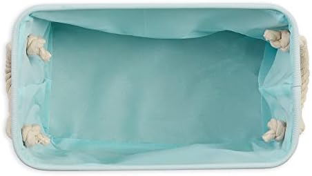 Bone Dry Pet Storage Collection Collapsible Bin, Small Rectangle, Aqua