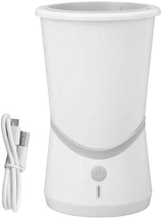 Automatic Dog Paw Cleaner, Rechargeable Soft Silicon Needle Electric Paw Washer with Adjustable Temperature, Deep Cleaning Dog Foot Washer for Pets