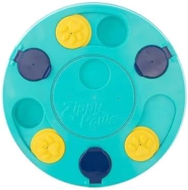 ZippyPaws - SmartyPaws - Puzzler Dog Toy - 3 in 1 Interactive Dog Toy Puzzle, Teaches Problem Solving Skills, Teal