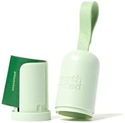 Earth Rated Dog Poop Bag Holder & Leash Dispenser, 15 Bags, Unscented