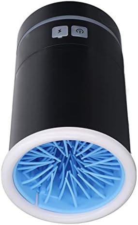 Automatic Dog Paw Cleaner, Rechargeable Electric Muddy Paw Washer, Portable Pet Paw Cleaner Cup with Soft Silicone Brush, Dog Foot Cleaning Machine for Small to Medium Dogs Grooming