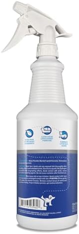 Pet Stain + Odor Eliminator - 32 oz Spray Bottle - Professional Strength Advanced Formula Tackles Biological Messes on Fabric, Carpet, and More