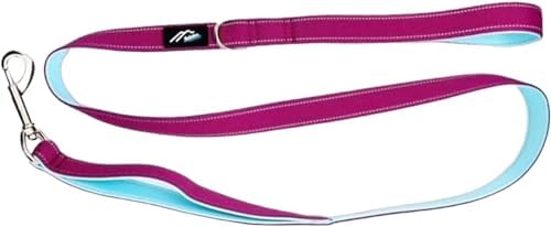 【Hakusan】 Cushion Leash Zero (Mint Green x Purple),Dog Leash,Swivel Hook,Carabiner (Black only),Retractable Dog Leash,Bungee Elastic Dog Leash,