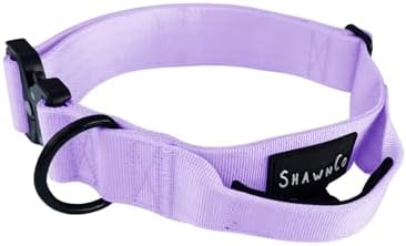 ShawnCo Basecamp Tactical Dog Collar (ICY Lilac, L- W/Handle)