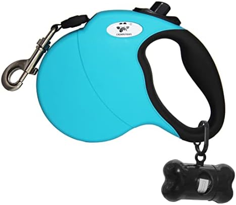 13 ft Retractable Dog Leash, Blue, S